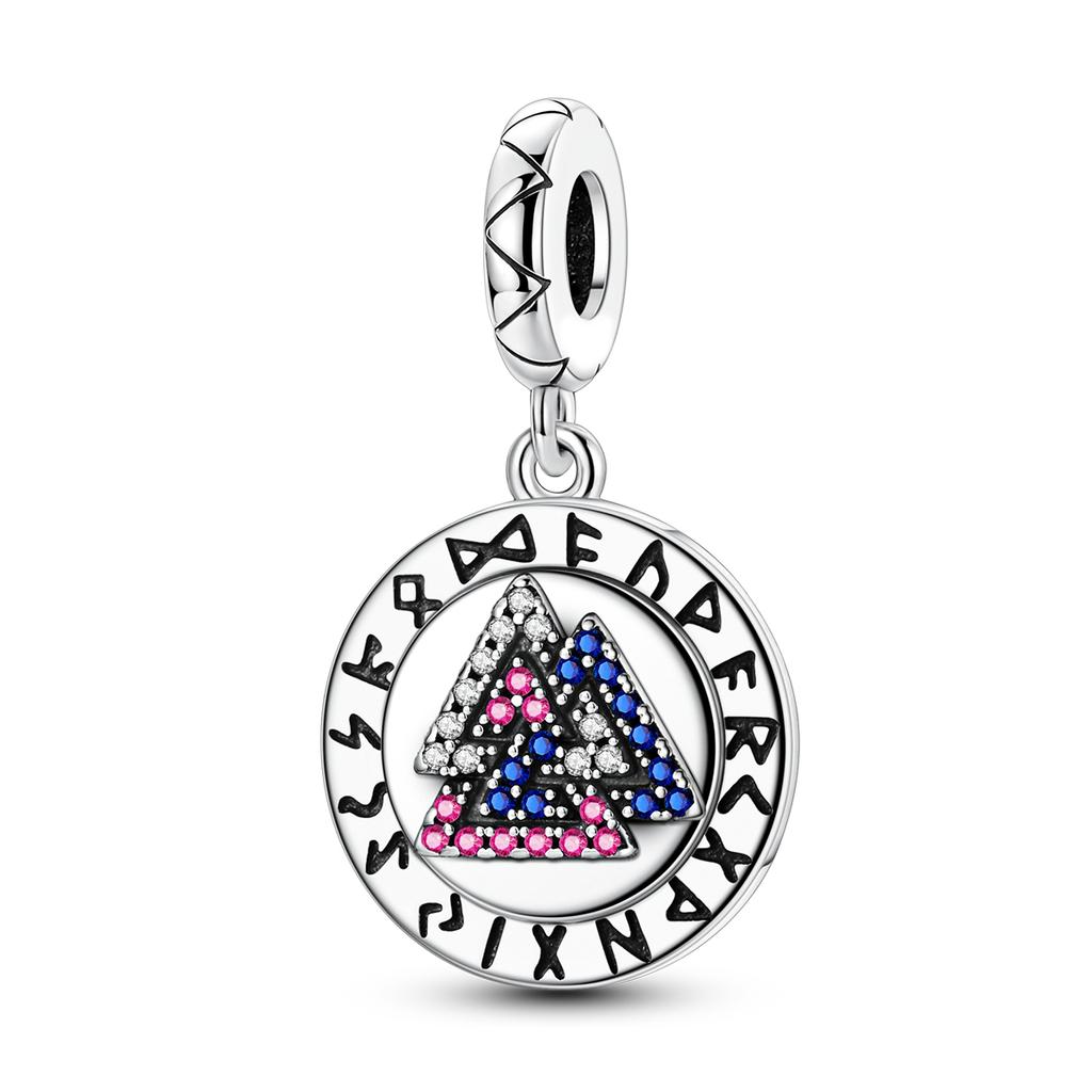 Cuentas con Colgante Original Cruz de Ángel de Plata 925 Pulsera DIY Para Mujer Joyería de Moda