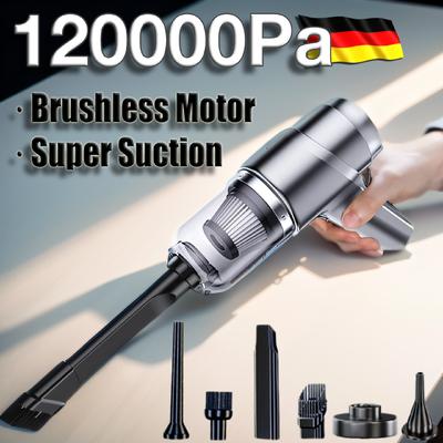120000PA Wireless Portable Car Vacuum Cleaner 4 In1 Mini Handheld Cleaner Poweful Cleaning Machine for Strong Suction Car Cleane