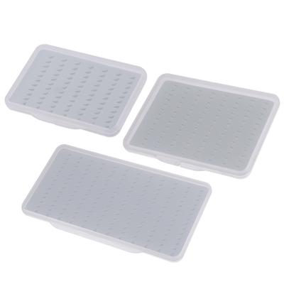 Fishing Tackle Box Clear Fly Lures Bait Hook Box Transparent Fishing Box Portable Fishing Box Fishing Accessories