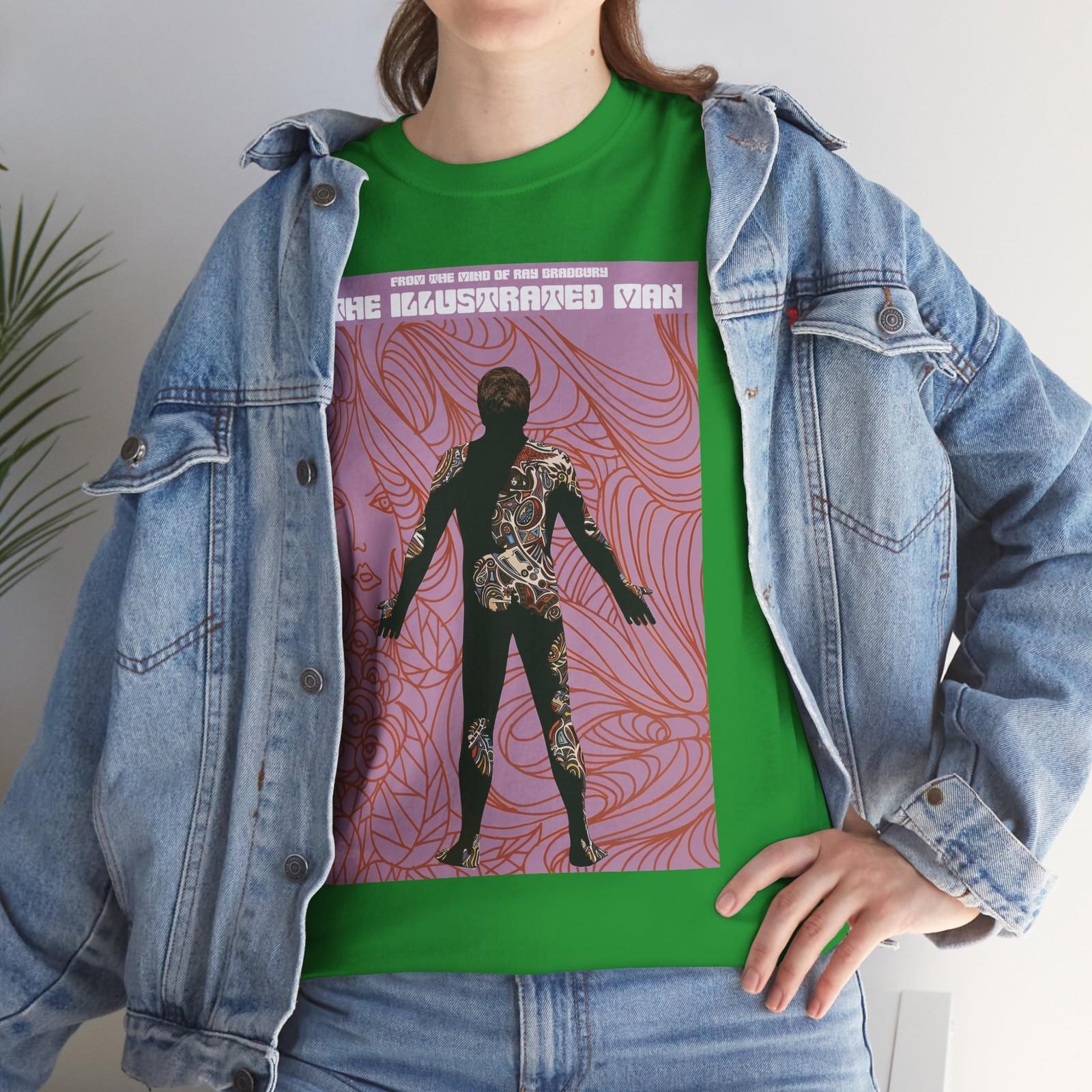 The Illustrated Man (1969) T-Shirt Mens Womens Tees Top V2 Ray Bradbury Rod Steiger Claire Bloom 2XL