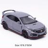 1:32 McLaren 600LT Honda CivicType-R Toys Cars Model Light Sound Miniature Car Wheel Pull Back Supercar for Boys Collection Fun