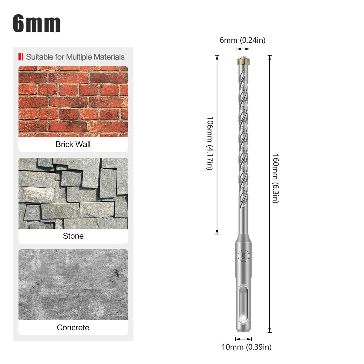 

Сверло для электрического перфоратора из сплава для отверстий в бетонной стене, ударная дрель