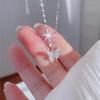 Elegant Zircon Butterfly Necklace: Women's Stylish High-End Pendant for 2024