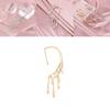 Trendy Alloy Geometric Earrings Asymmetrical Irregular Lava Drip Fashion Jewelry