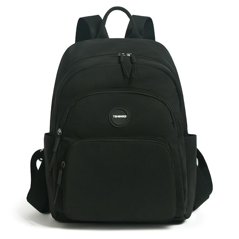 Schoolbag simple wind large capacity backpack women's new lightweight travel commuter backpack nylon mother backpack women's bag