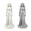 3D-gedruckte Zauberin Figur Schnitzerei Elfenohren Frauen Statue Skulptur Heim Büro Bücherregal Schreibtisch Dekoration Ornament