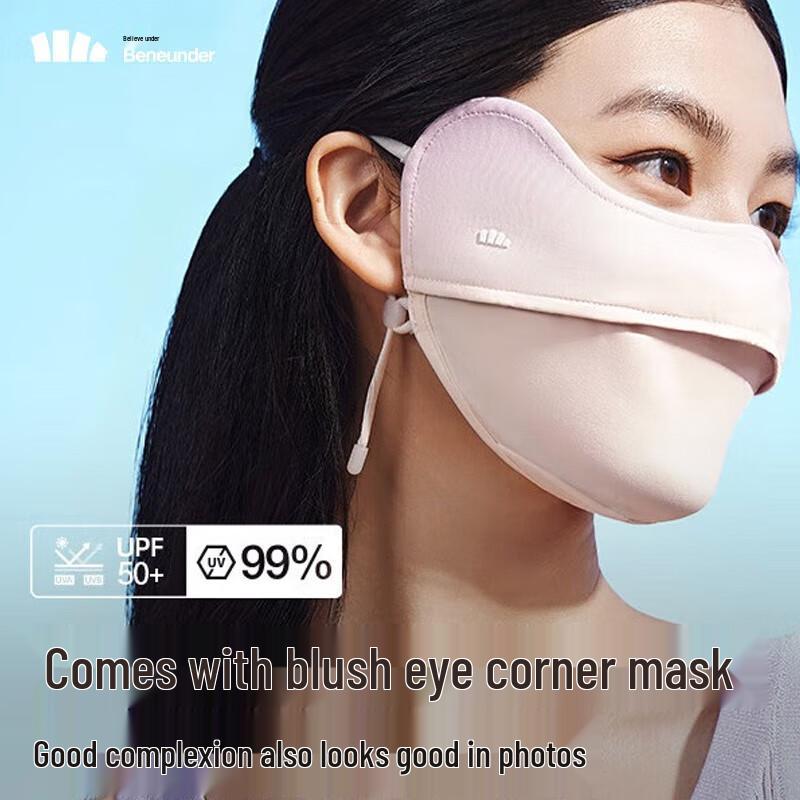 Beneath the Banana Sun Protection Mask with Blush Effect and Eye Corner Protection