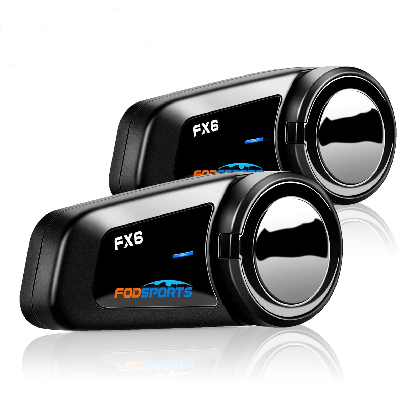 

FODSPORTS FX6 Motorcycle Simultaneous Calling with Automatic Communication Connects to Other CVC Noise Sound 20 Hours of Continuous 1000m чёрный