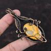 Maligano Jasper Pendant Copper Wire Wrapped Pendant Natural Gemstone Pendant Copper Jewelry Handmade Pendant Gift For Him Wire Wrap Jewelry