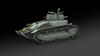 IBG 1/72 Japanese Type 89 Medium Tank (Late Model) + Type 95 Light Tank (Ha-Go) with Cart Plastic Model Kit PB72042 (Tank)