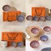 Creative Ceramic Bowl, Chopsticks, and Spoon Set - Perfect Gift for Company Openings and Events