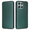 For Motorola Moto G56 5G Case Carbon Fiber Texture Drop-Proof PU Leather Phone Cover