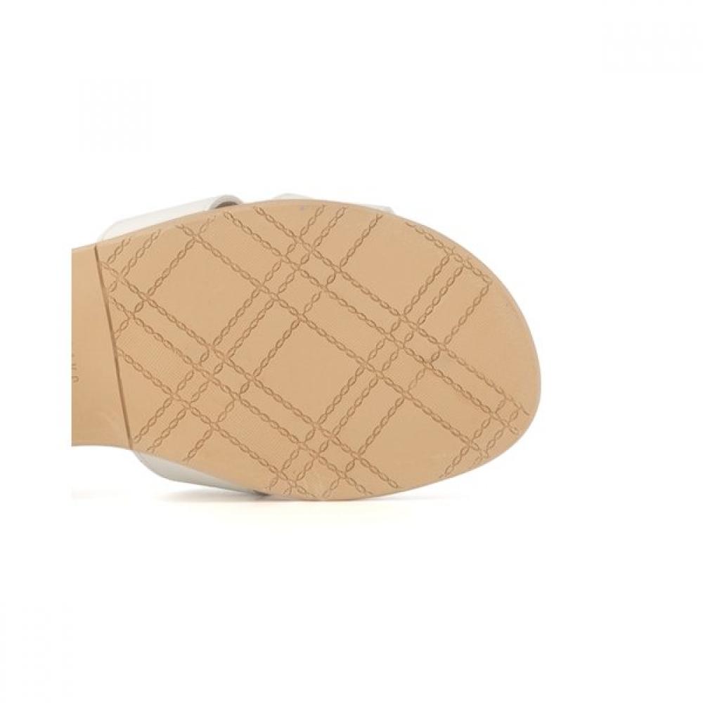 Daks Women S SandalS 3.5cm Semi caSual Two Way Dld302 Cream White