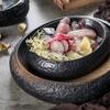 seafood Creative Stone Pattern Ceramic Bowl Thick Edge Sushi Bowl Sashimi Dessert Bowls Soup Bowls Restaurant Special Tableware