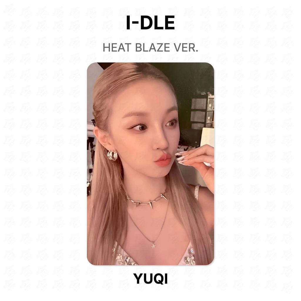 I-DLE HEAT BLAZE WERSJA. Oficjalna fotokarta