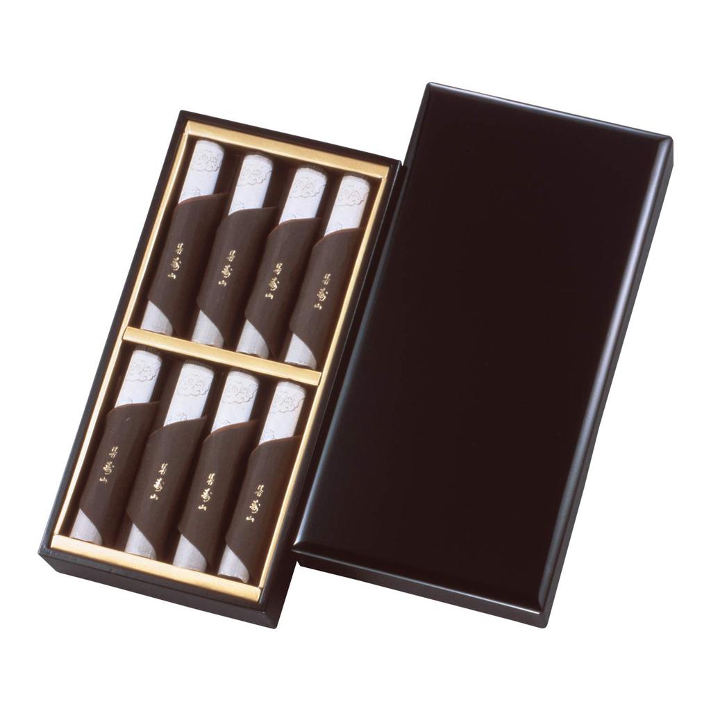 Agarwood Juzan Painted box short size 8 pieces