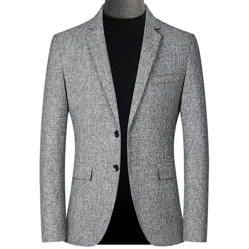 Frühling und Herbst Lässig Mittelalterliche Herren Kleiner Anzug Business Jacke Einzelner Western Oberteil Slim-Fit Trendige Jacke Herren