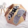 We Bare Bears Freunde Automatischer Faltregenschirm, Selbstöffnend/Schließend, Langlebiger Winddichter Reise-Regenschirm für Outdoor-Abenteuer a0826082