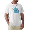 Slightly Depressed Blue Bird Singin The Blues Tshirt Casual Daily Outfit Tshirt