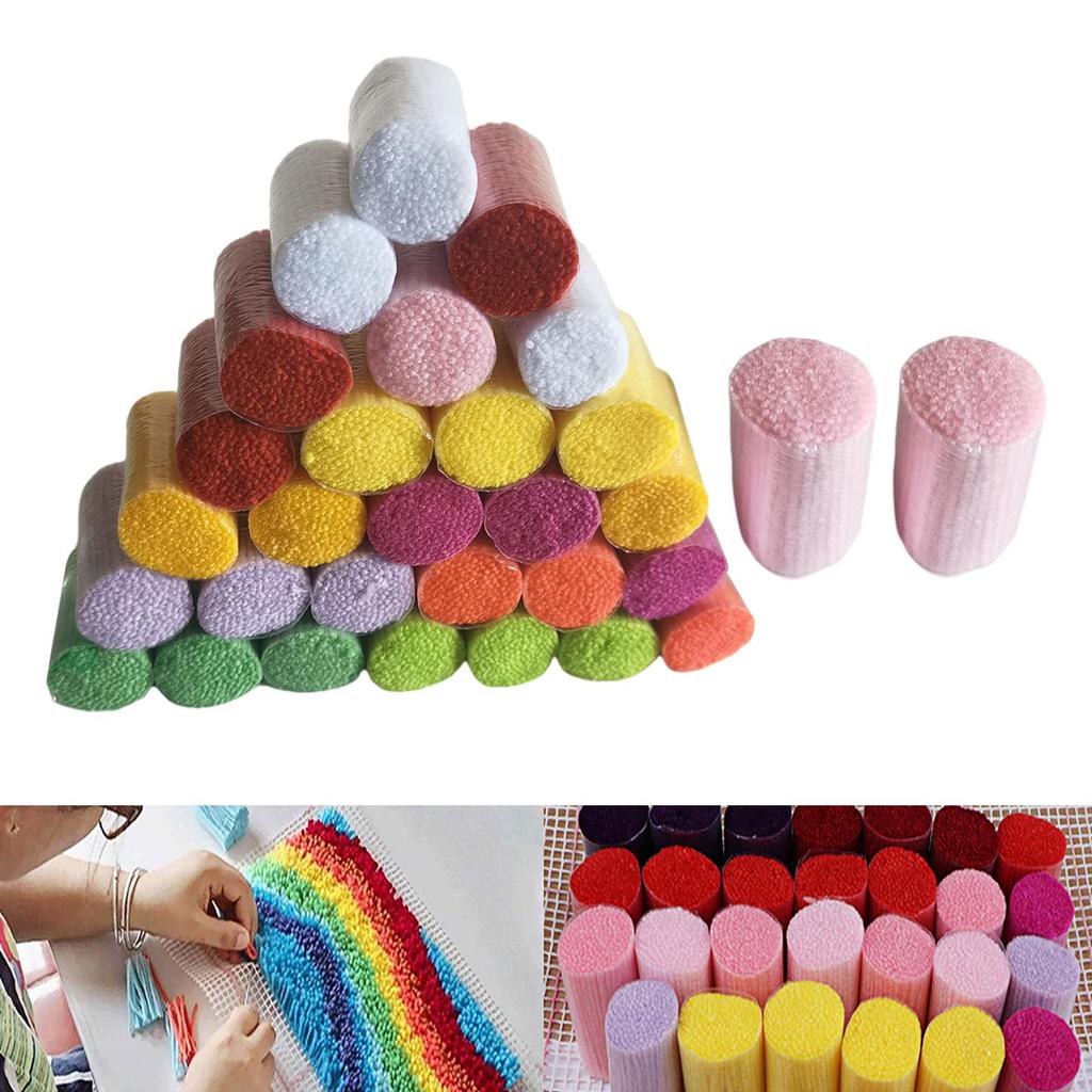 30PC/Set DIY Latch Yarn Threads Latch Hook S Crocheting Rug Yarn for Craft