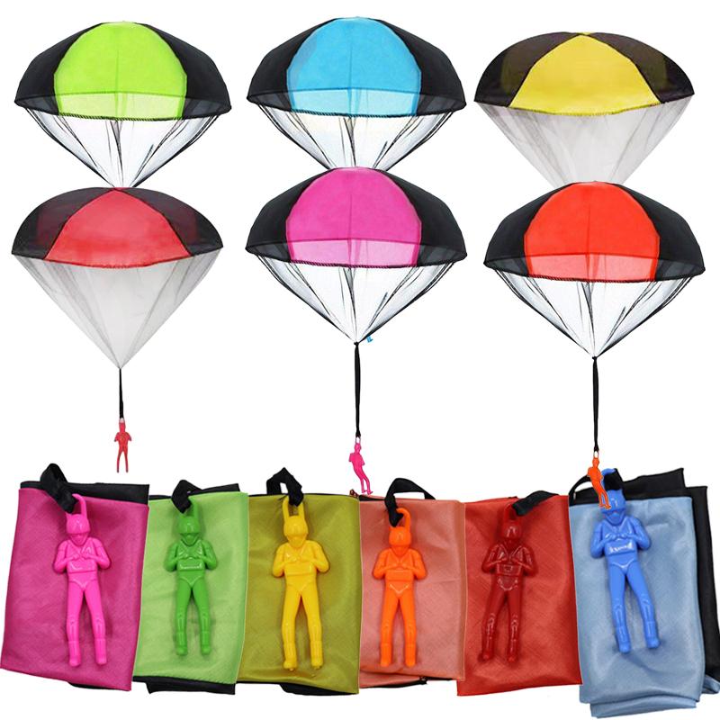 2/4 Adet Mini El Atılan Paraşüt Çocuklar İçin Dış Mekan Yenilikçi Eğlenceli Oyuncaklar Eğitici Ebeveyn-Çocuk Etkileşimi Uçan Spor Hediye TMZ