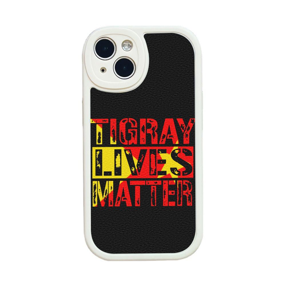 Custodia per telefono con bandiera del Tigray per iPhone 14 per iPhone 14 13 11 12 Pro MAX 13 12 MiNi 7 8 plus iphone 14MAX 13PRO XS XR Coperture in pelle di agnello