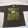 Vintage Blackbird C-17 Globemaster T-Shirt Mens XL Black Vaporwave 2 Sided Unisex T-Shirt