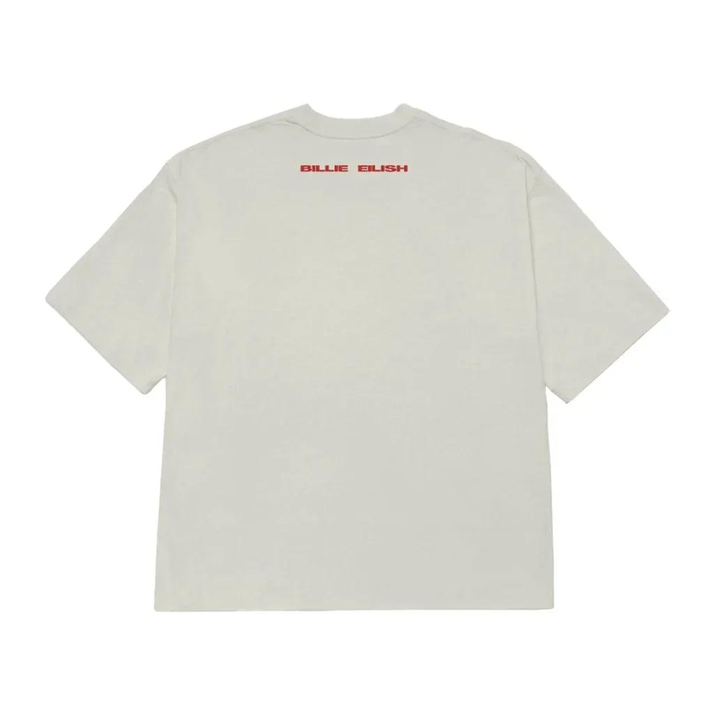 2025 Billie Eilish Konsert Vintage Dame T-skjorte Sommermote Fans Gave Klær Bomull Herre T-skjorte Ny Tee T-skjorte Dame Topp