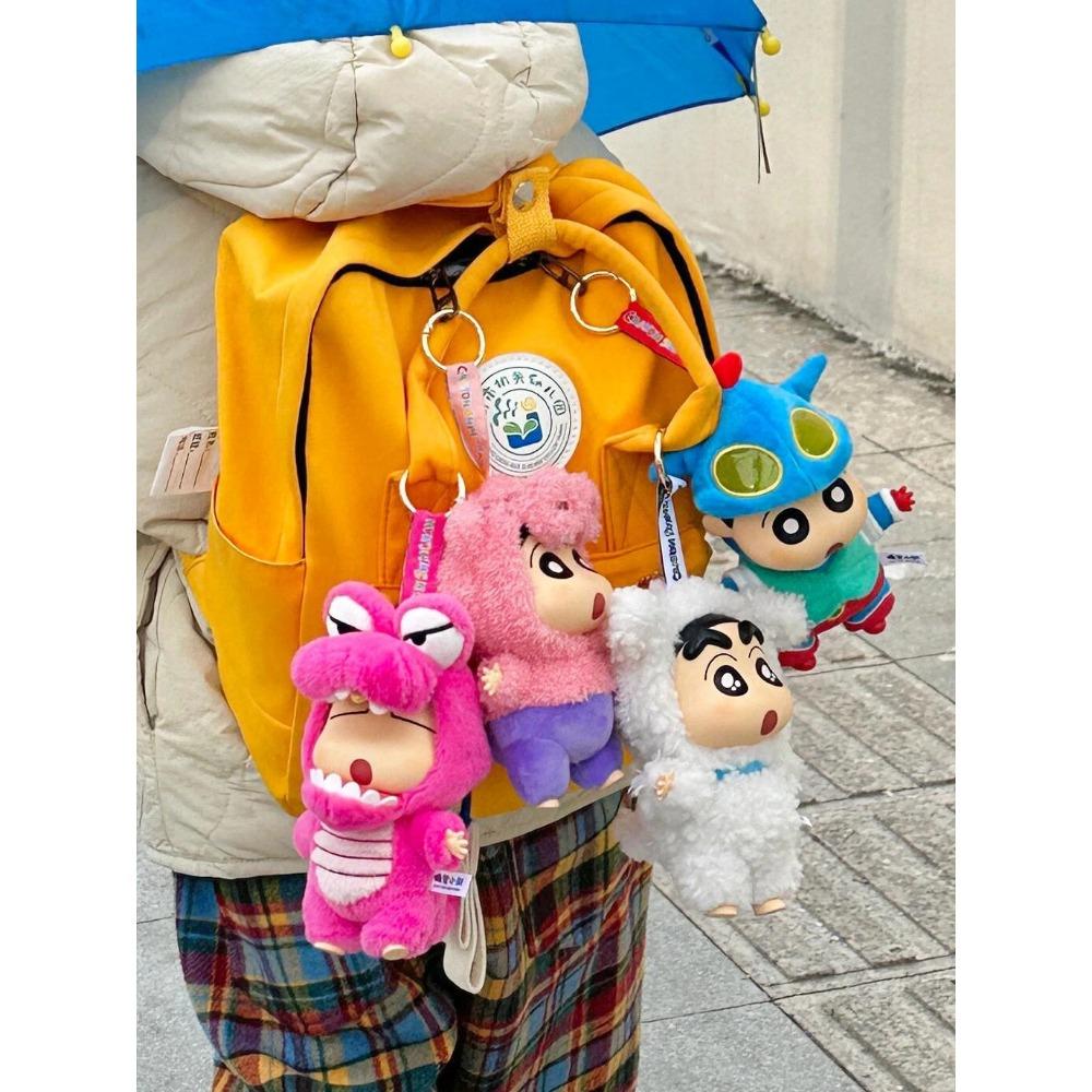 TOPTOY Crayon Shin-chan Anzieh-Party Serie Vinylgesicht Plüsch Blind Box Niedlicher Anhänger Anime Figuren Puppe Überraschungsbox