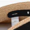Helen Kaminski Rosalie Natural Black Visor Sun Cap Hat51251