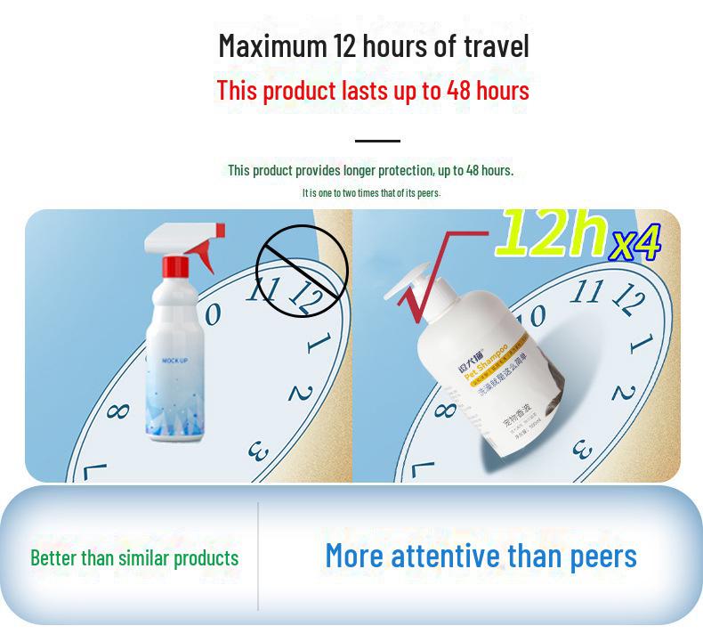 "Pet Antibacterial Deodorizing Shampoo – Universal Cat & Dog Bath Gel, 500ml"