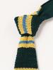 Silk Knit Tie Stripe GREEN FREE 38440145840 [Beams Plus] Men's