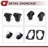2pcs Windshield Washer Nozzle for Cadillac SRX for Cadillac SRX Front Windshield Spray Nozzles Wiper Spray Washer Jet No.25823361 Black Plastic