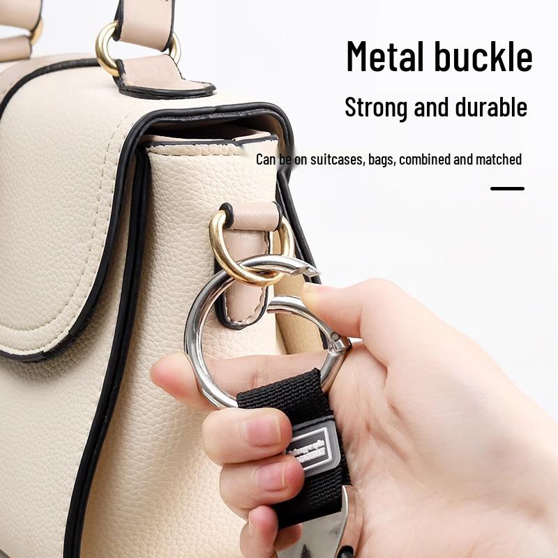 Travel Essential Suitcase and Backpack Anti-Lost Bungee Cord Strap with Hanging Buckle