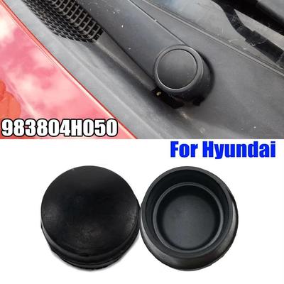 2x Front Windshield Wiper Arm Nut Cover Cap Bolt Blade Arm Nut Cap For Hyundai Sonata Genesis Santa Fe Tucson I30 I40 983804H050