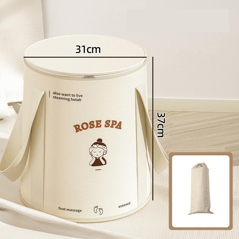 Collapsible foot bath bucket, insulated foot bath bag, foot washing basin, household foot bath, portable outdoor bucket