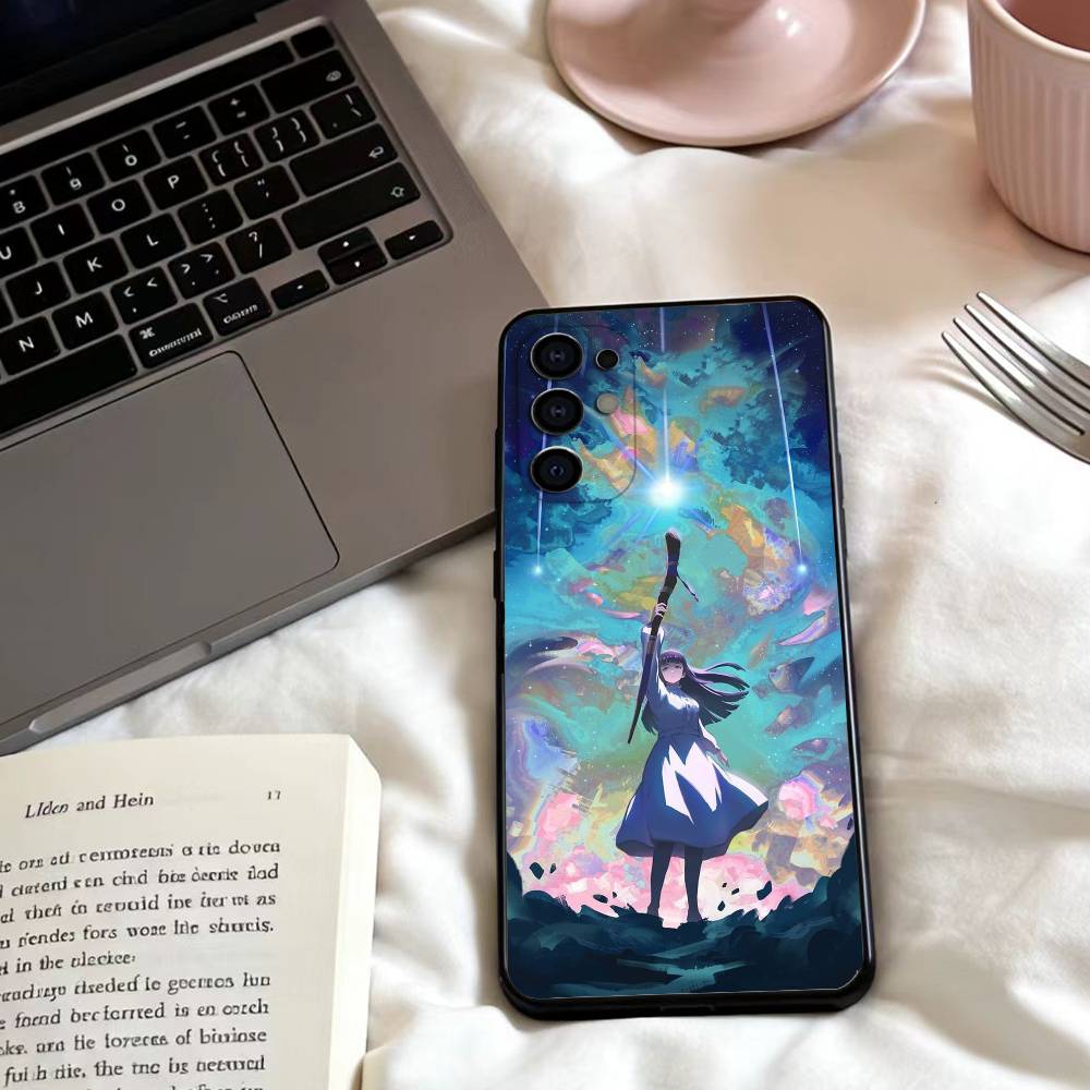 F-Frieren B-Beyond Journey's End Phone Case For Samsung S25,24,23,22,30,21,10,9,Ultra,Plus,Lite,FE,4,5 G Soft Black Case