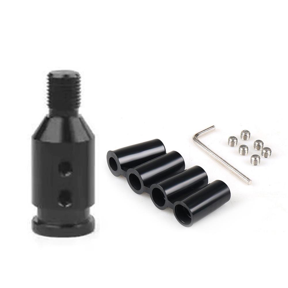 Universal Car Manual Gear Shift Knob Adapter Aluminum Alloy for M12x1.25 Thread for BMW Honda Shift Knob
