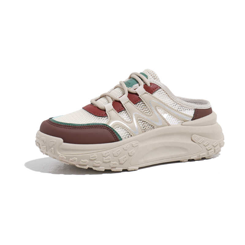 Fashion Legitimate Leather Thick Bottom Womens White Chunky Platform Shoes Girls' Shoes Size 44 High Heels Sneakers Sports Tenni