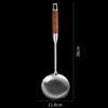 Rosewood Handled Thickened 304 Stainless Steel Wok Spatula and Ladle Set
