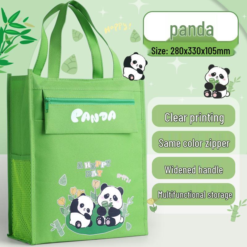 Multifunctional Student Book Bag with Cartoon Design - Large Capacity Study Tote