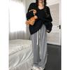 Autumn Soft Glutinous Walk Pants Gentle Casual Pants Women Loose Slimming Wide-leg Long Trousers