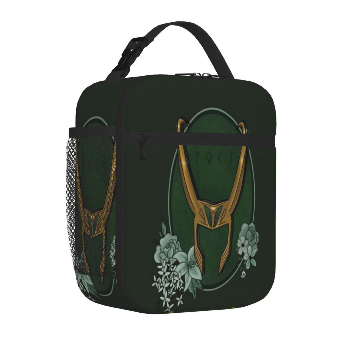 Bestselling God Of Mischief Office Style Insulated Snack Tote Desk Dining Carry Lunch Bag One Size