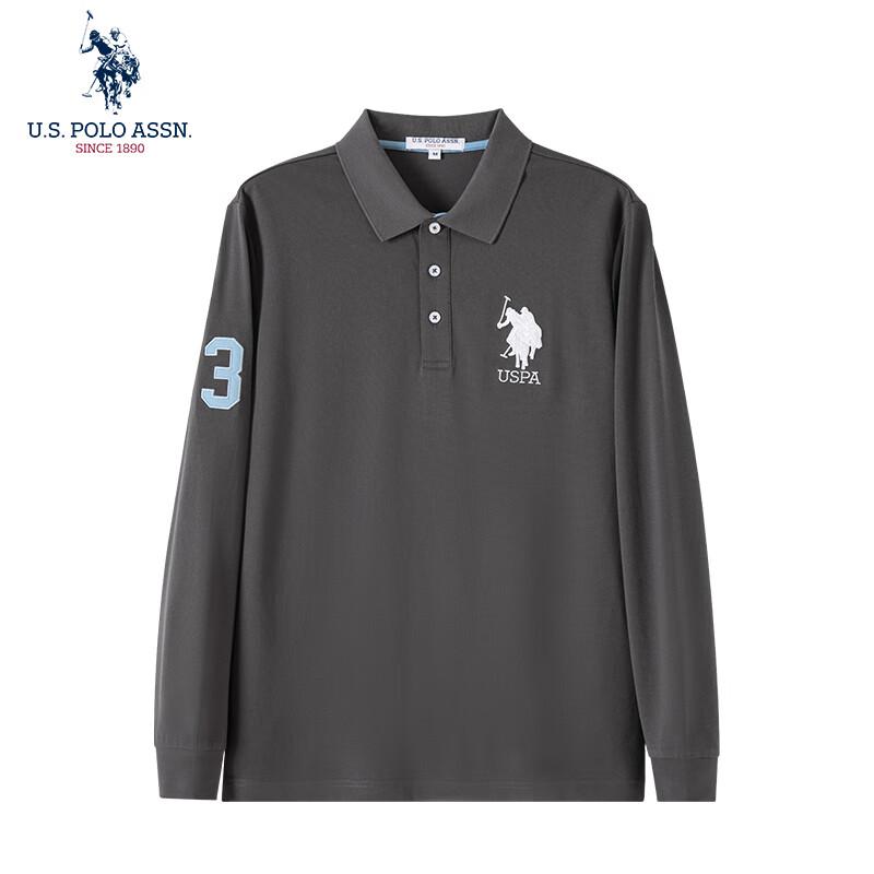 U.S. Polo Assn. Herren Langarm Poloshirt