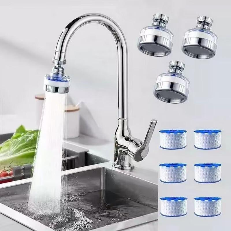 Kitchen Faucet Anti-Splash Extender & Sprayer Set