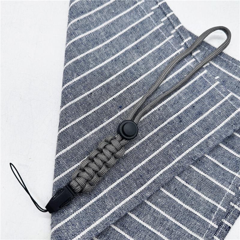 Handy-Seil Paracord Schlüsselanhänger Militärisches geflochtenes Nylon-Lanyard Kunststoffschnalle Hochfeste Fallschirmschnur Karabiner Handgefertigtes Geschenk
