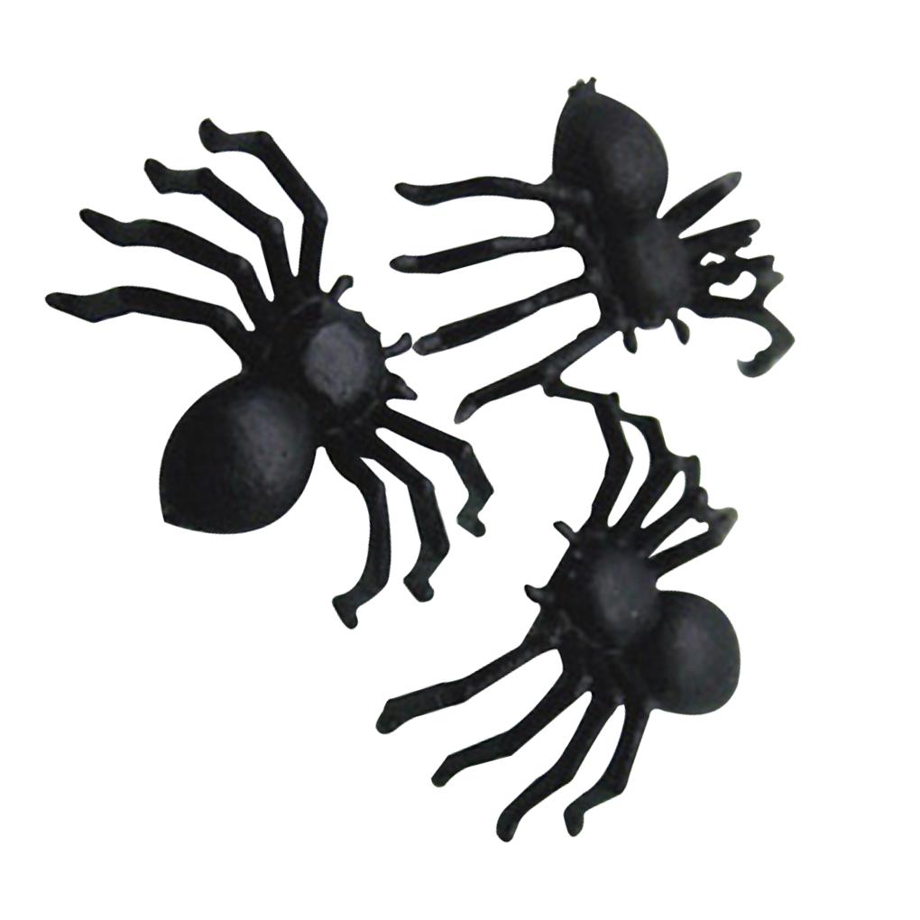 Spider Black Toys Halloween Small Funny Joke Prank Props Party Gifts