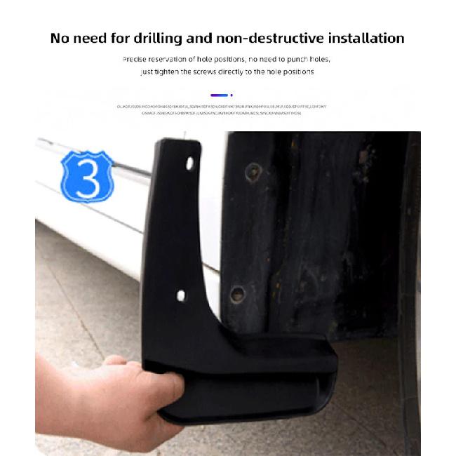 Bilstänkskärmar För Volkswagen ID4X Tillbehör VW ID.4X ID 4X ~ Bilstänkskärmar Stänkskydd Fram Bakre Skärmar Tillbehör