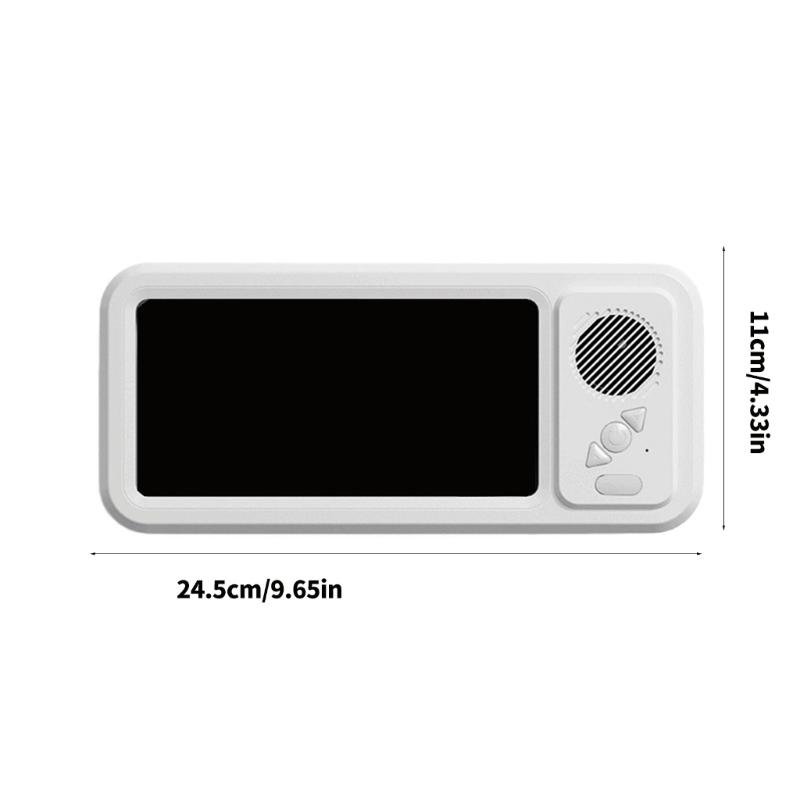 Waterproof Bluetooth-compatible Speaker Phone Holder For Shower With 360°Surround Sound Long Playtimes IPX4 Rate Bathroom Music Box