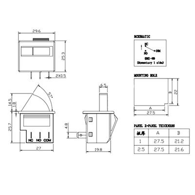 Interruttore Luce Porta Frigorifero a 2 Pin/3 Pin Parti Controllo Illuminazione Compatibile Con Frigorifero Rongsheng Hisense Haier
